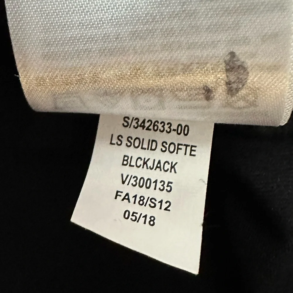 Old Navy Long Sleeve Softest Tee in Black Size XXL 16 Girls